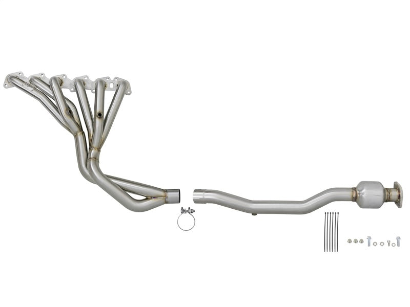 aFe Twisted Steel Long Tube Header/Connection Pipes Street Series 01-16 Nissan Patrol (Y61) V8 4.8L aFe