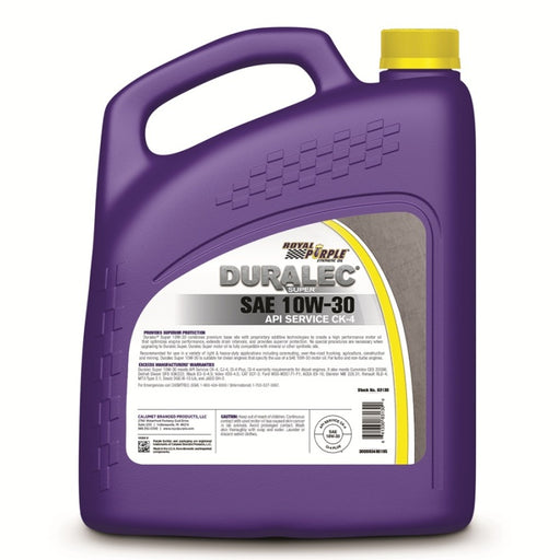 Royal Purple Duralec Super Diesel 10W-30 CK-4 Motor Oil - 1 Gallon Royal Purple