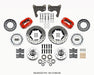 Wilwood Forged Dynalite Front Kit 11.00in Dril Red 65-72 CDP C Body -Drum