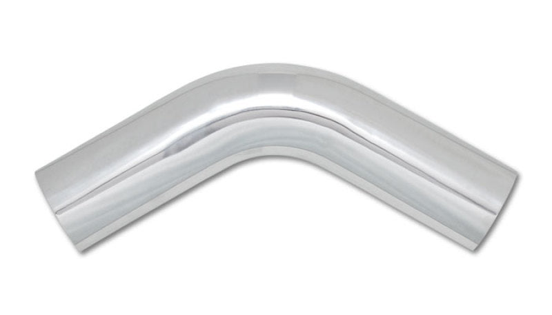 Vibrant 2.5in O.D. Universal Aluminum Tubing (60 degree Bend) - Polished Vibrant