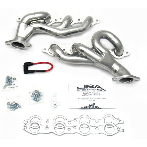 JBA 10-15 Camaro 6.2L LS 1-3/4in Primary Silver Ctd Cat4Ward Header JBA