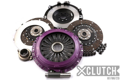 XClutch 07-17 Mitsubishi Lancer EVO X 2.0L 9in Twin Solid Organic Clutch Kit XCLUTCH