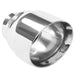 MagnaFlow Tip Stainless Double Wall Round Single Outlet Polished 4.5in DIA 2.5in Inlet 5.75in Length Magnaflow