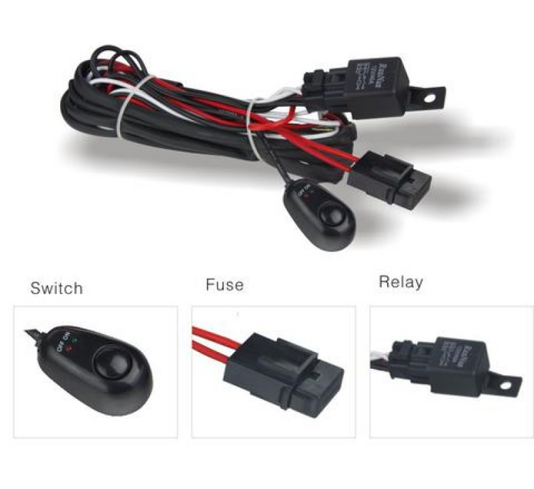 DV8 Offroad Wiring Harness w/ Relay & Switch DV8 Offroad