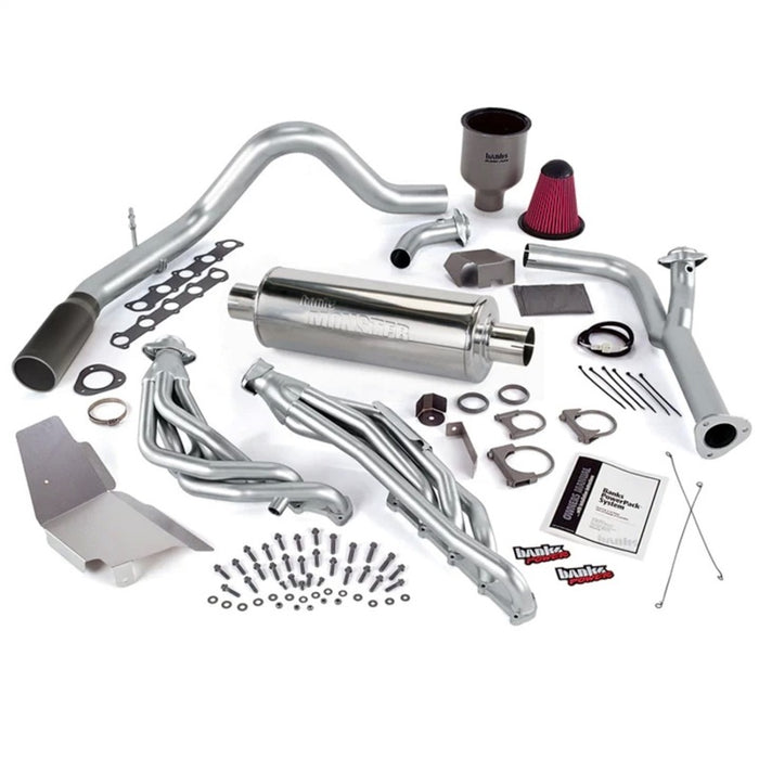Banks Power 99-04 Ford 6.8L Truck EGR-Late Cat PowerPack System - SS Single Exhaust w/ Black Tip Banks Power