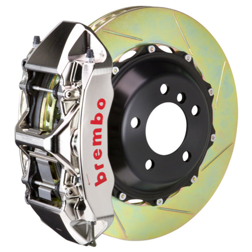 Brembo 03-08 SL500 Front GTR BBK 6 Piston Billet 355x32 2pc Rotor Slotted Type1-Nickel Brembo