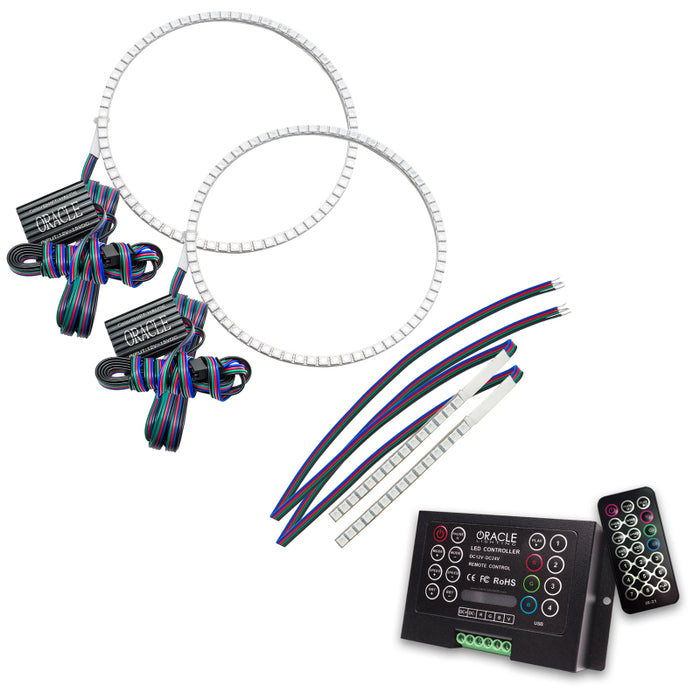 Oracle 21-22 Ford Bronco Headlight Halo Kit w/DRL Bar - Base Headlights -w/2.0 Cntrl SEE WARRANTY ORACLE Lighting