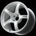 Advan TC4 18x9.5 +45 5-100 Racing White Metallic & Ring Wheel Advan