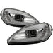 Spyder 05-13 Chevy Corvette C6 Projector Headlights Seq LED Turn Signal w/SB DRL Parking Light SPYDER