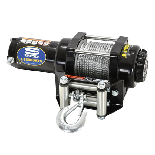 Superwinch 3000 LBS 12V DC 3/16in x 50ft Steel Rope LT3000 Winch Superwinch
