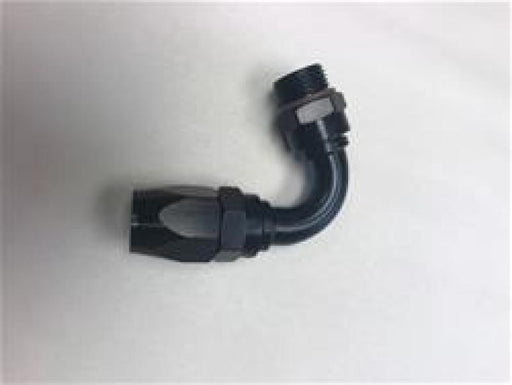 Fragola -10AN Male Rad Fitting x 120 Degree Pro-Flow Hose End - Black Fragola