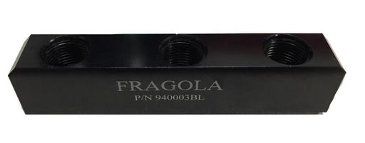Fragola -10AN Female Three Port Fuel Pressure Log Fragola