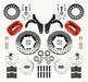 Wilwood Forged Dynalite Front Kit 11.00in Drill-Red 59-64 Chevy Impala / 63-64 Corvette