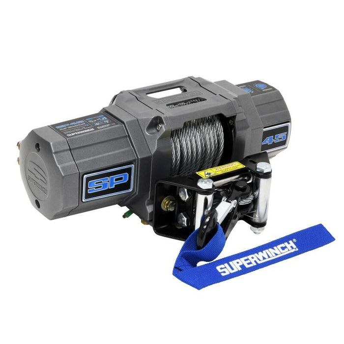 Superwinch 4500 LBS 12V DC 15/64in x 40ft Steel Rope Roller Fairlead SP 45 Winch Superwinch