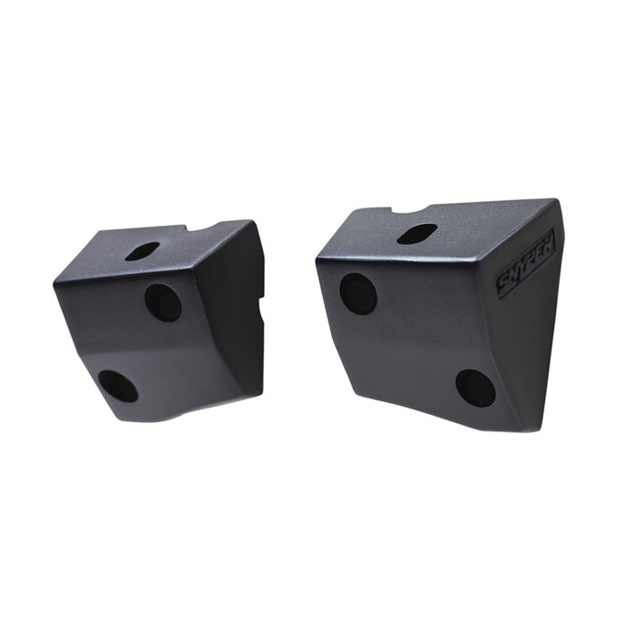 Westin/Snyper 07-17 Jeep Wrangler Snyper Lower Pillar Mounts - Textured Black Westin