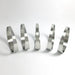 Stainless Bros 1-3/8in x 1.5D/2.07in CLR Loose Radius 16 Gauge Pie Cut - 5pk Stainless Bros