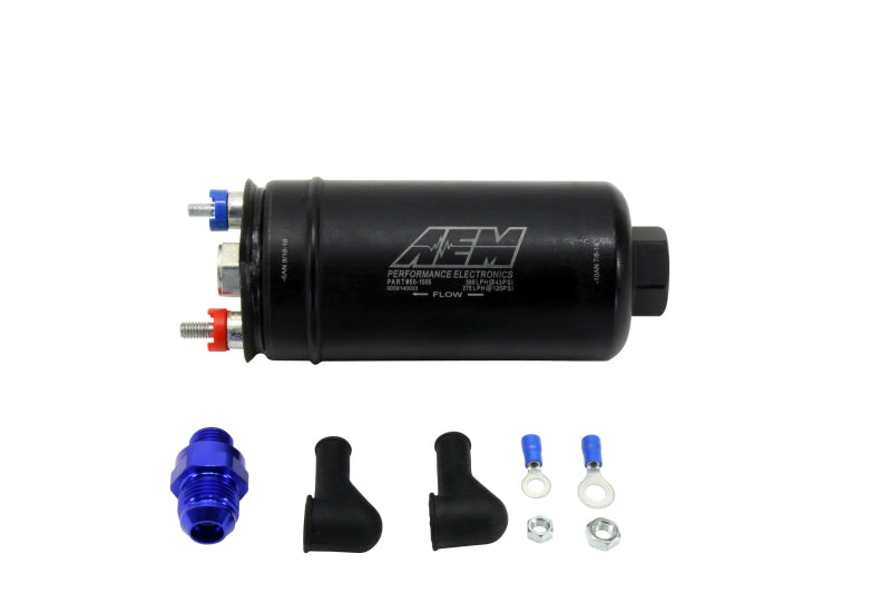 AEM 380LPH High Pressure Fuel Pump -6AN Female Out, -10AN Female In AEM