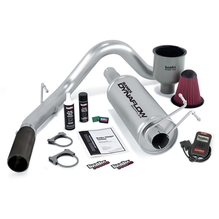 Banks Power 99-04 Ford 6.8L Excursion Stinger System w/ AutoMind - SS Single Exhaust w/ Black Tip Banks Power