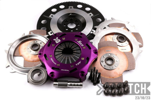 XClutch 02-06 Acura RSX Base 2.0L 7.25in Triple Solid Ceramic Clutch Kit XCLUTCH