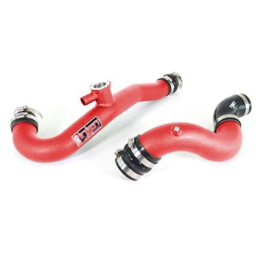 Injen 15-19 Ford Mustang 2.3L EcoBoost Aluminum Intercooler Piping Kit - Wrinkle Red Injen
