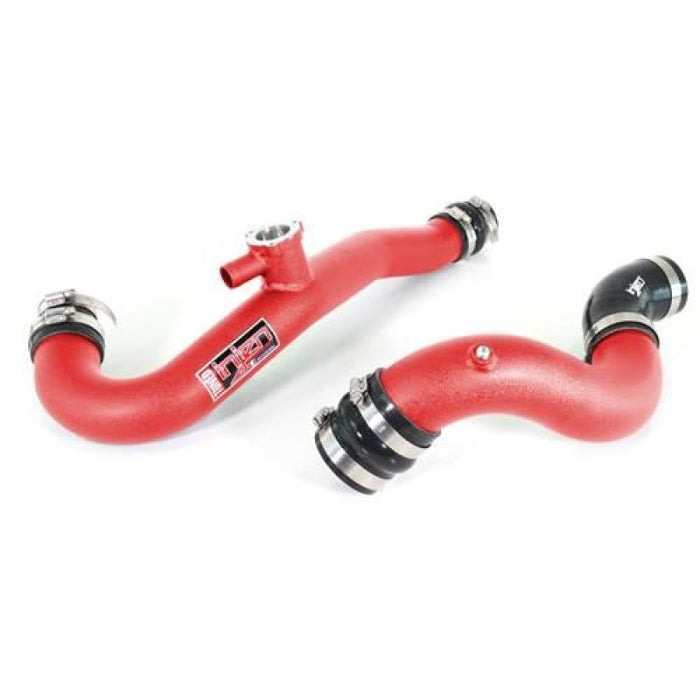 Injen 15-19 Ford Mustang 2.3L EcoBoost Aluminum Intercooler Piping Kit - Wrinkle Red Injen