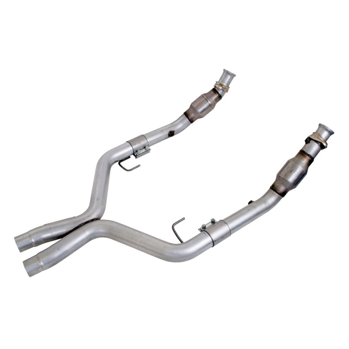 BBK 05-10 Mustang 4.6 GT High Flow X Pipe With Catalytic Converters - 2-3/4 BBK