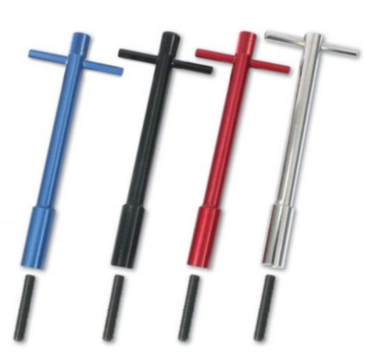 Moroso Valve Cover Wing Nuts - 1/4in-20 x 1-3/8in - Aluminum - Red Powder Coat - 4 Pack Moroso