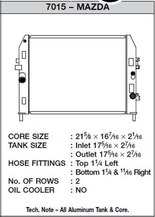 CSF 06-12 Mazda Miata Radiator CSF