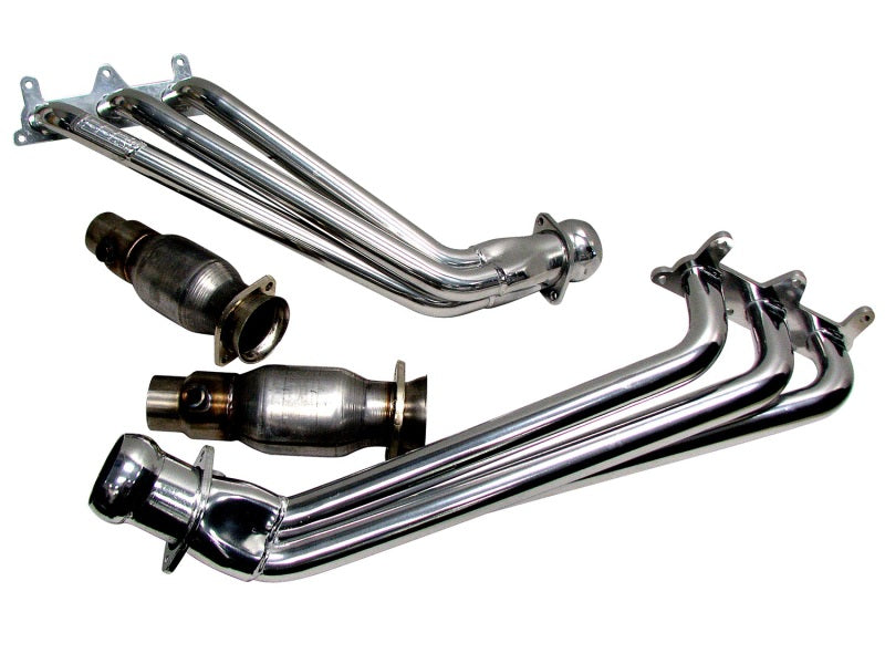 BBK 10-11 Camaro V6 Long Tube Exhaust Headers With Converters - 1-5/8 Chrome BBK