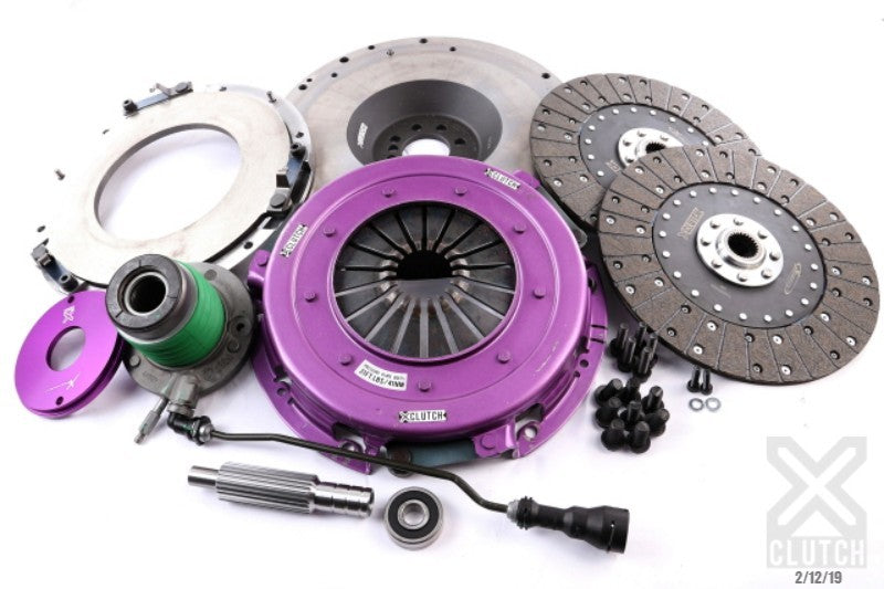 XClutch 14-19 Chevrolet Corvette 6.2L 10.5in Twin Solid Organic Clutch Kit XCLUTCH