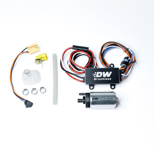 DeatschWerks 04-08 Mazda RX-8 440lph In-Tank Brushless Fuel Pump w/9-0904 Instl Kit/C102 Controller DeatschWerks