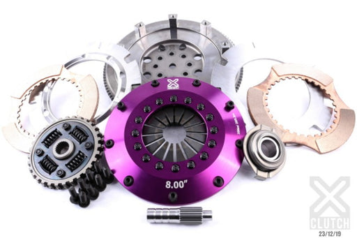 XClutch 91-99 Mitsubishi 3000GT VR-4 3.0L 8in Twin Sprung Ceramic Clutch Kit XCLUTCH