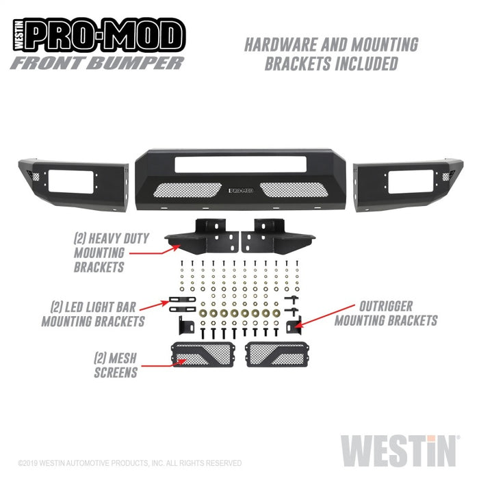 Westin 15-20 Chevrolet Colorado Pro-Mod Front Bumper Westin