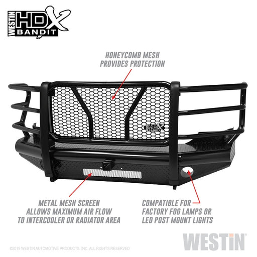 Westin/HDX Bandit 11-16 Ford F-250 / F-350 Front Bumper - Black Westin