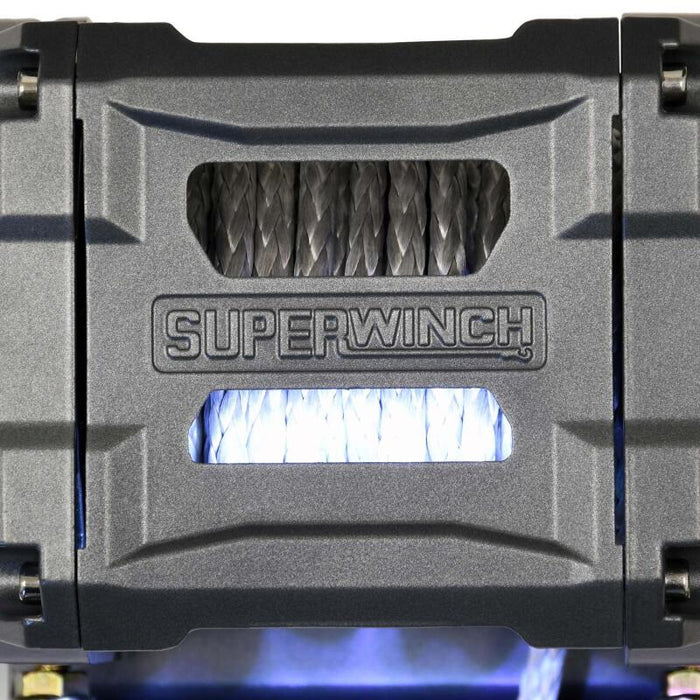 Superwinch 4500 LBS 12V DC 1/4in x 40ft Synthetic Rope Hawse Fairlead SP 45SR Winch Superwinch