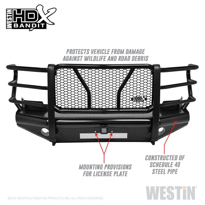 Westin/HDX Bandit 11-16 Ford F-250 / F-350 Front Bumper - Black Westin