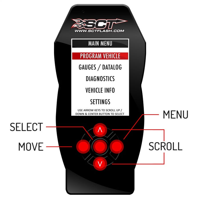 SCT Ford Cars & Trucks (Gas & Diesel) X4 Power Flash Programmer EO Certified SCT Performance