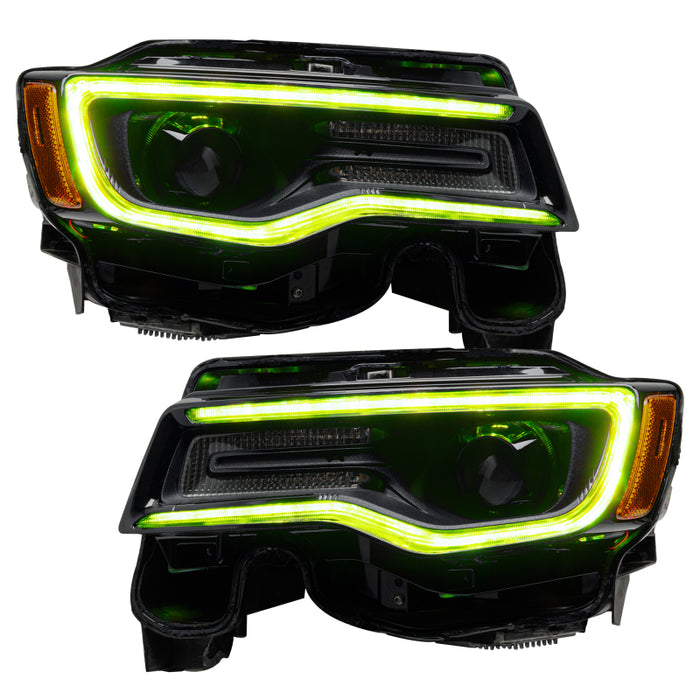 Oracle 1421 Jeep Grand Cherokee Dynamic Headlight DRL Upgrade Kit  ColorSHIFT Dynamic SEE WARRANTY ORACLE Lighting