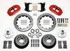 Wilwood Narrow Superlite 6R Front Hub Kit 12.88in Drill Red 67-69 Camaro 64-72 Nova Chevelle