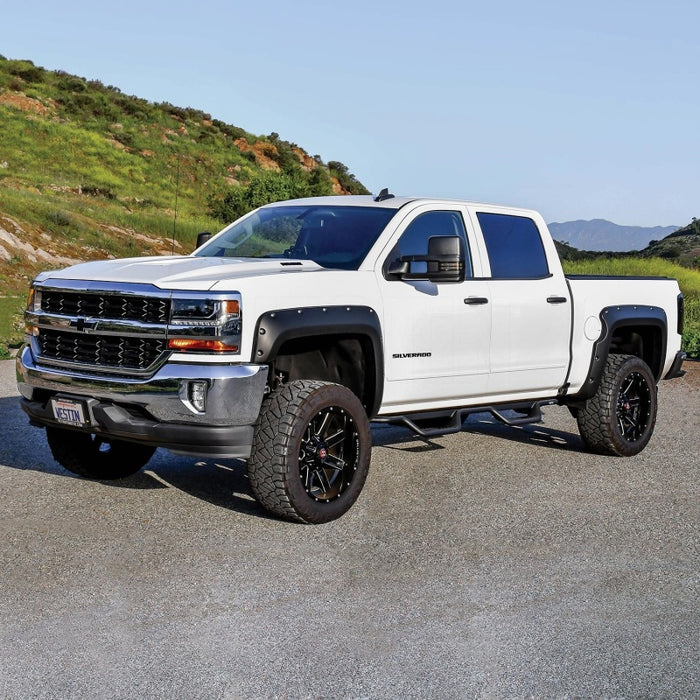 Westin 14-18 Chevrolet Silverado / GMC Sierra Crew Cab Outlaw Nerf Step Bars (Excl. Diesel) Westin