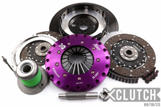 XClutch 11-14 Ford Mustang GT 5.0L 9in Twin Solid Organic Clutch Kit XCLUTCH