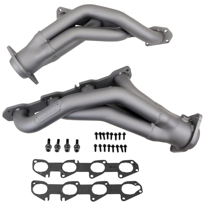 BBK 11-20 Dodge Challenger Hemi 6.4L Shorty Tuned Length Exhaust Headers - 1-7/8in Titanium Ceramic BBK