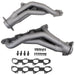 BBK 11-20 Dodge Challenger Hemi 6.4L Shorty Tuned Length Exhaust Headers - 1-7/8in Titanium Ceramic BBK