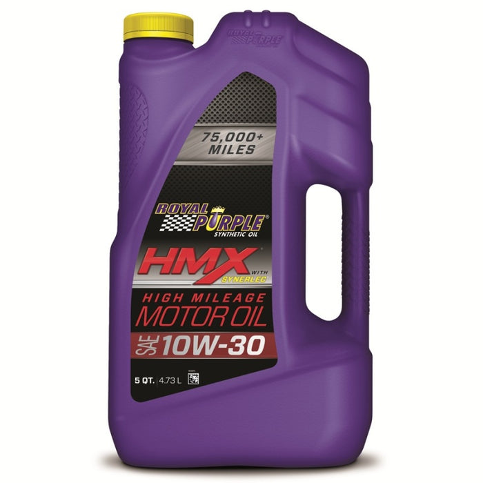 Royal Purple HMX Premium Synthetic High Mileage 10W-30 Motor Oil - 5 Quart Royal Purple