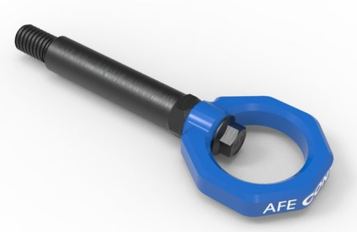 aFe Control Rear Tow Hook Blue BMW F-Chassis 2/3/4/M aFe