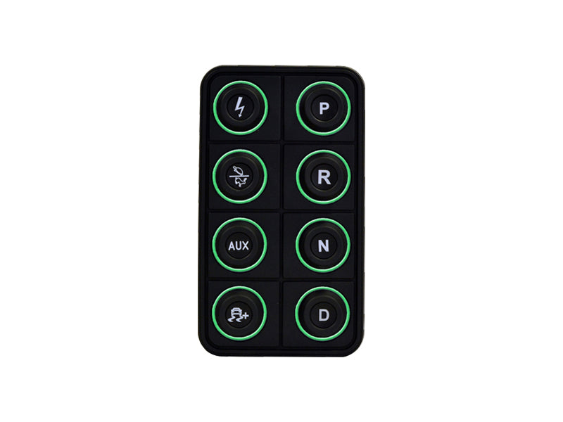AEM EV 8 Button Keypad CAN Based Programmable Backlighting AEM