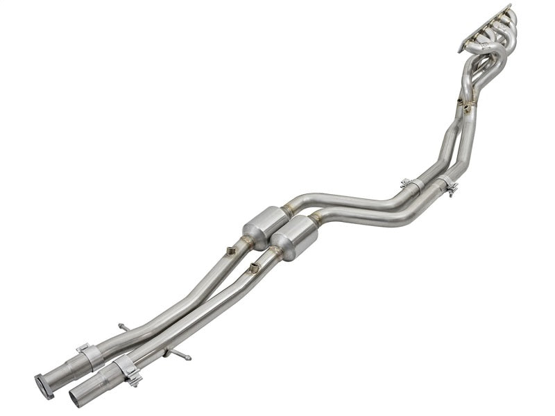 aFe Twisted Steel Long Tube Headers w/ Mid Pipes (Catted) 96-99 BMW M3 L6-3.2L S52 aFe