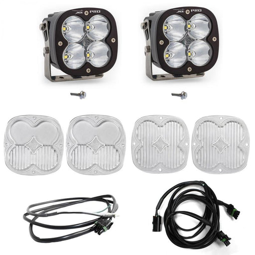 Baja Designs 2021+ Ford Bronco A Piller Light Kit XL Pro Spot w/Upfitter Baja Designs