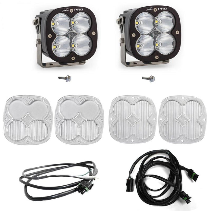 Baja Designs 2021+ Ford Bronco A Piller Light Kit XL Pro Spot w/Upfitter Baja Designs