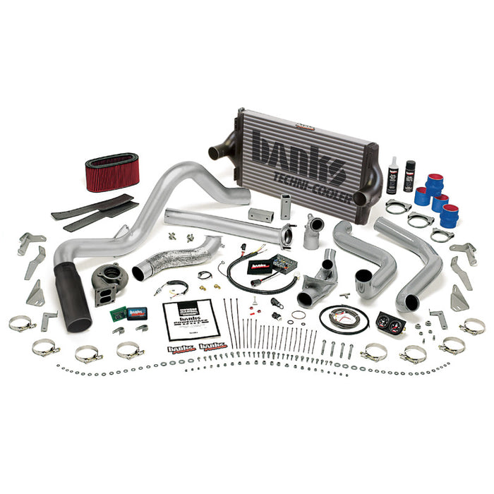 Banks Power 94-95.5 Ford 7.3L Auto PowerPack System - SS Single Exhaust w/ Black Tip Banks Power